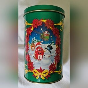 M&M's Festive Holiday Tin 1993 *CHARITY LISTING*